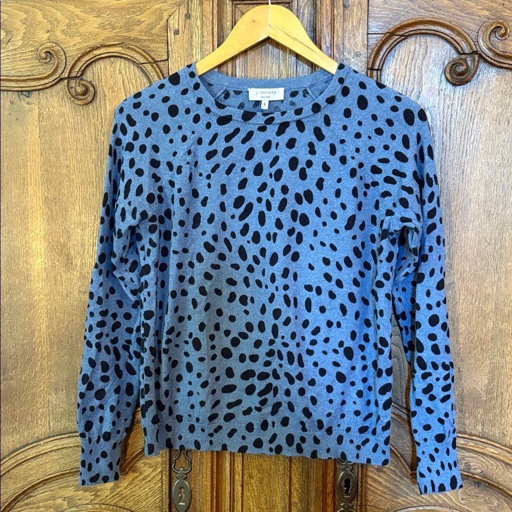 J Society Spotted Print Sweater - Picture 4 of 15